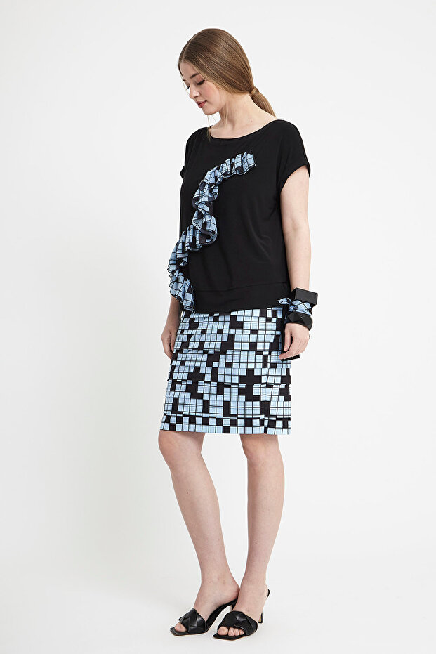 Checkerboard Patterned Set - 2