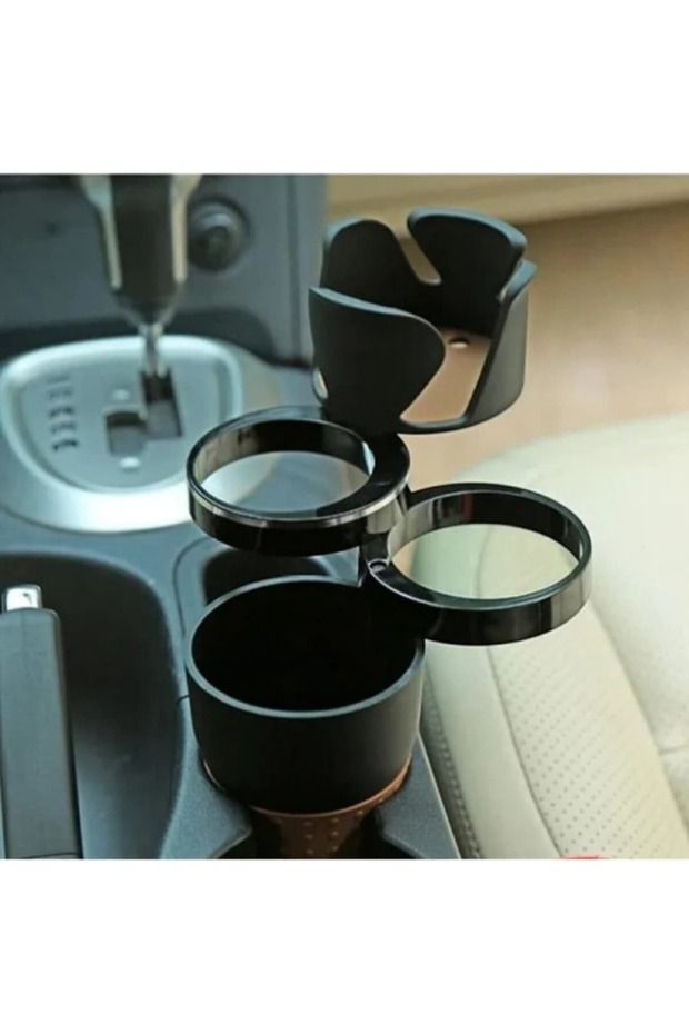 حامل أكواب متعدد داخل السيارة قابل للتعديل - 1