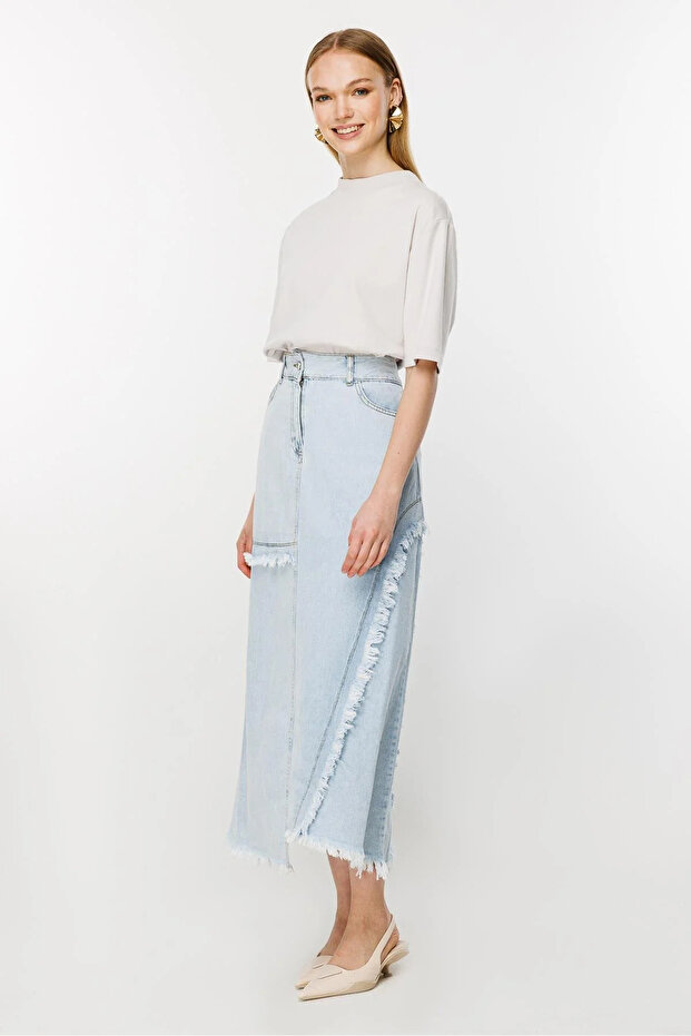 Ghisa Denim Etek - 2