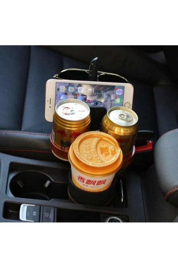 حامل أكواب متعدد داخل السيارة قابل للتعديل - 2