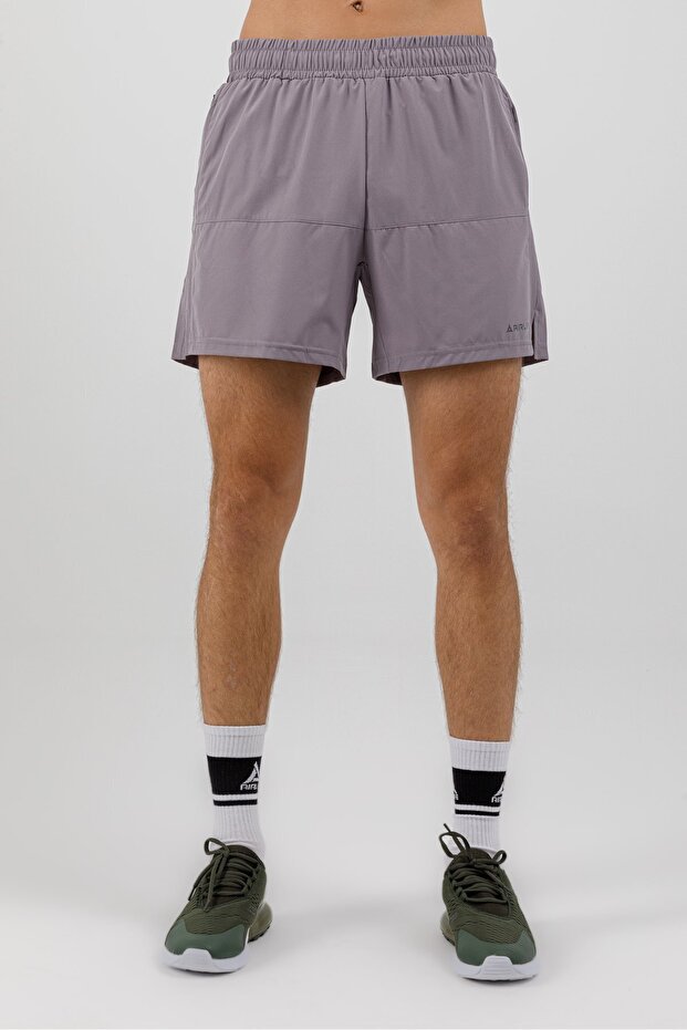 Sportswear Cri-22 Run 18 cm Lined Underwear Supported Runner Men's Shorts Gray