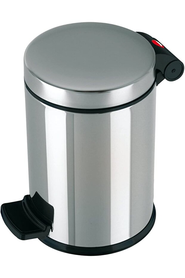 SOLID-S SILVER - PEDAL COSMETIC BIN 4 LITERS