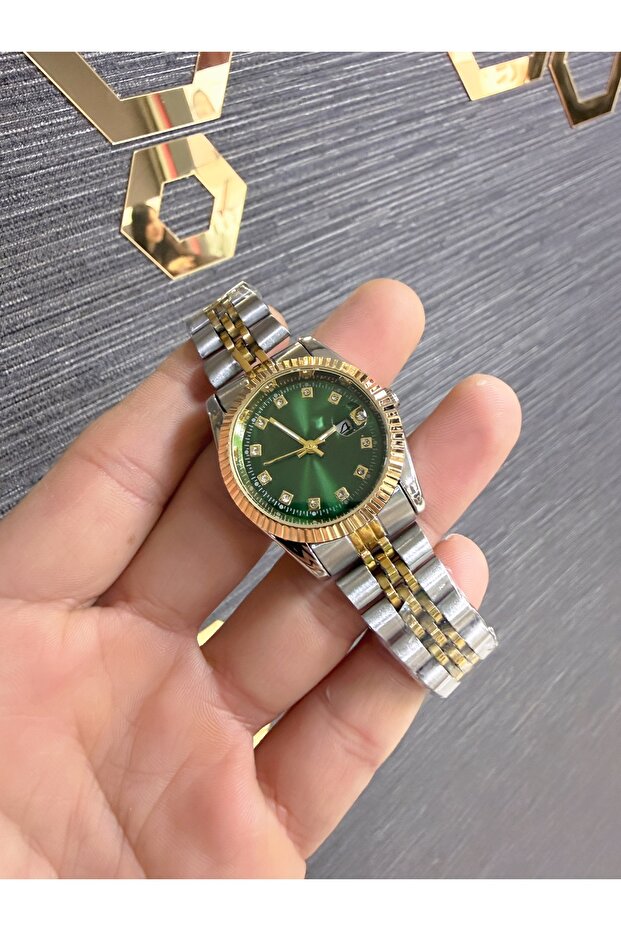 Çelik Kordon Takvimli Kadın Kol Saati - 2