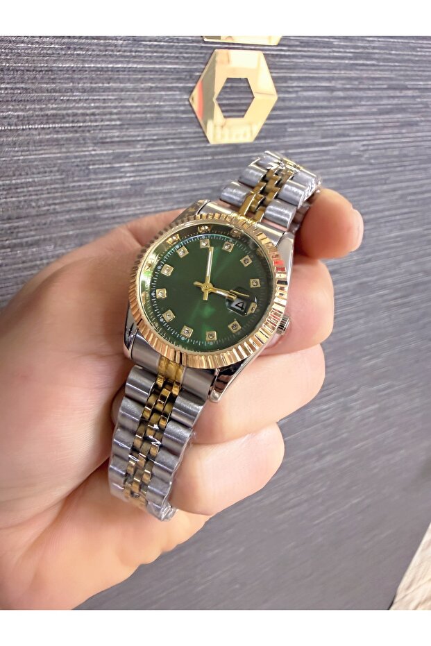 Çelik Kordon Takvimli Kadın Kol Saati - 3