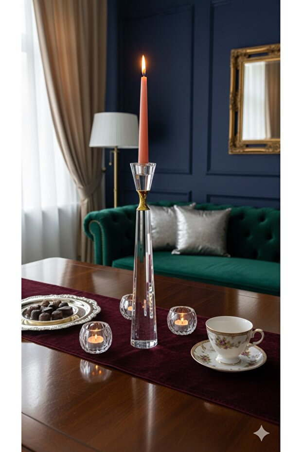 LALIN KRISTAL SAMDAN 7X7X40 CM - 2