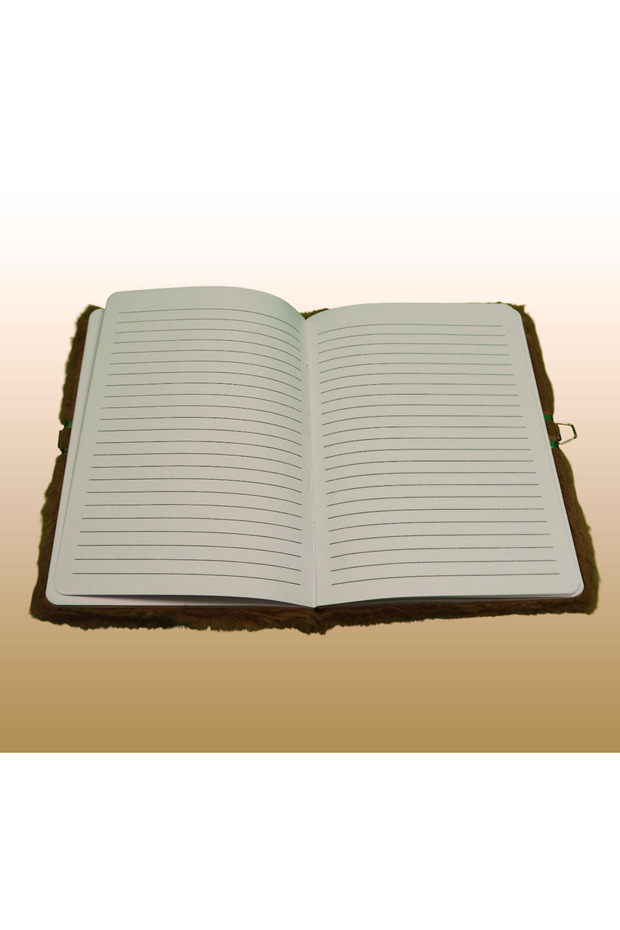 Plush Capybara Lockable Diary Notebook - 6