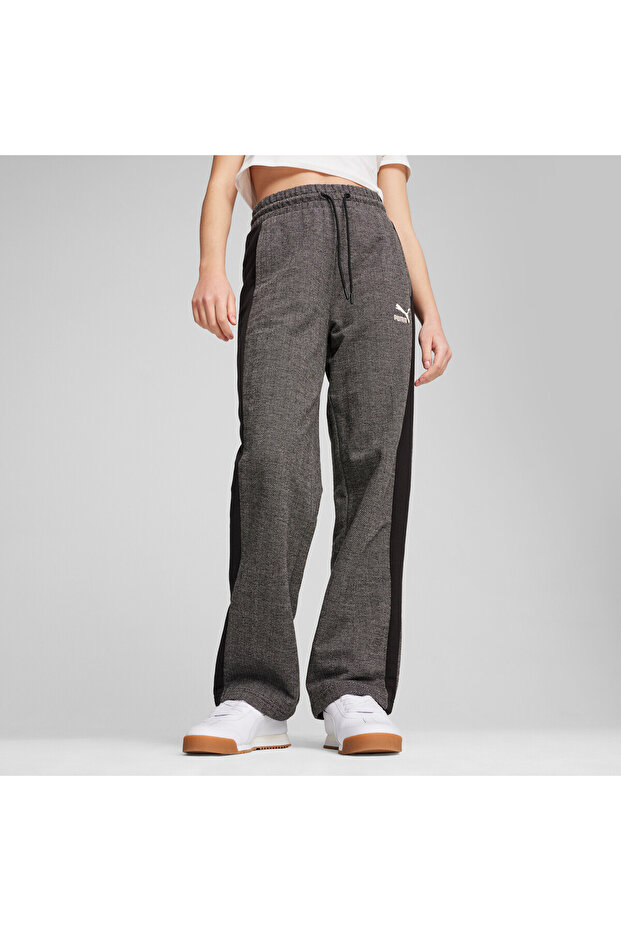 Womens T7 High Waist Track Pants - Grey