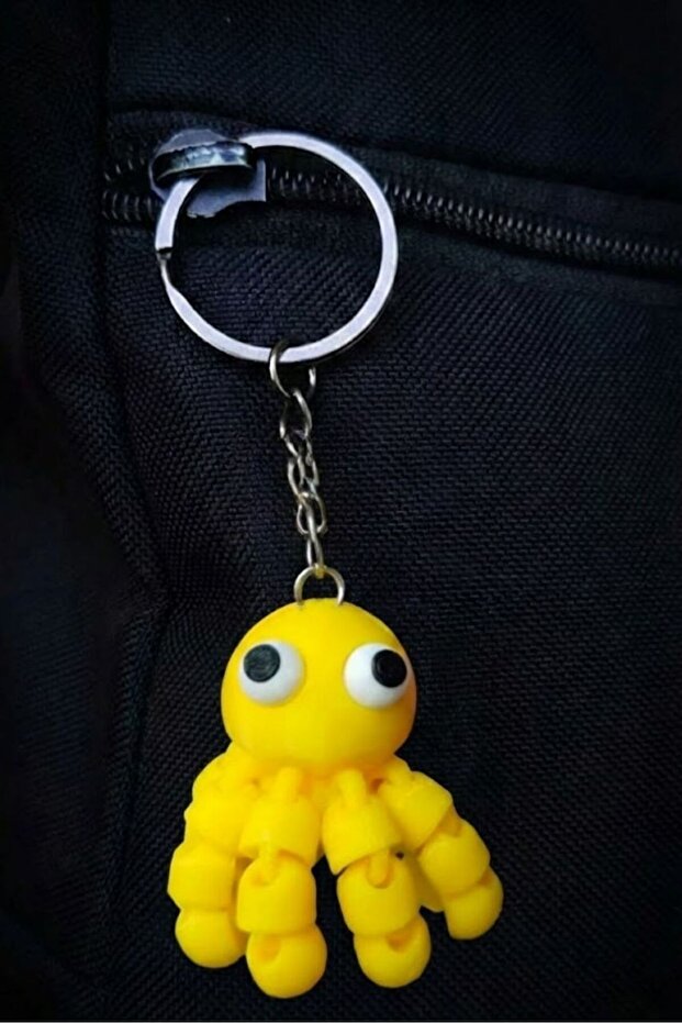 سلسلة مفاتيح الأخطبوط المتحرك (الأخطبوط المرن) - 2