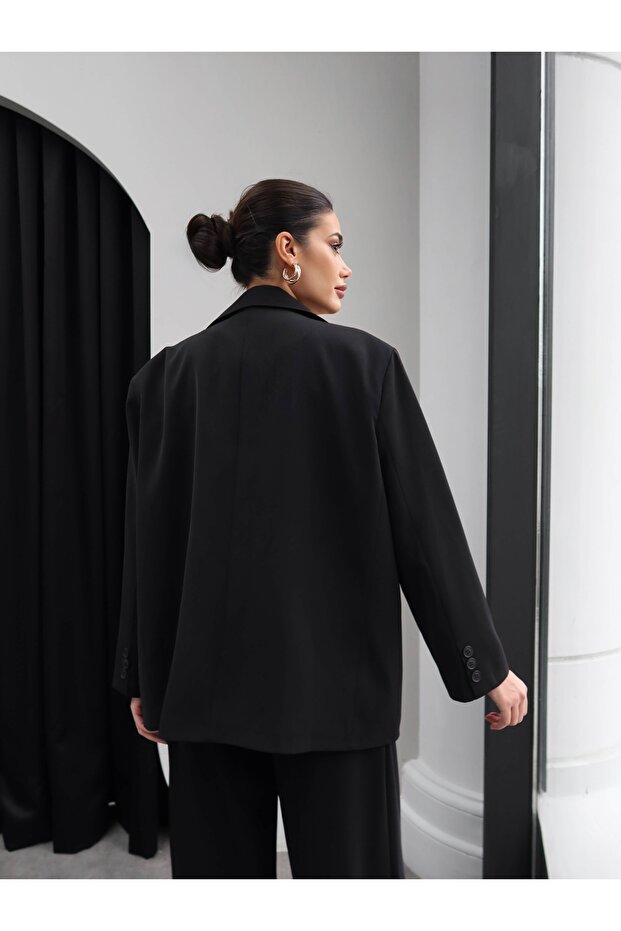 Oversize Blazer Ceket - 4