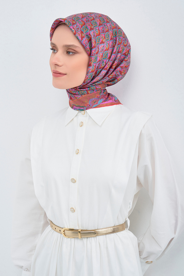 Pure Silk Sura Scarf-2026 Spring-Summer- 951800D 81
