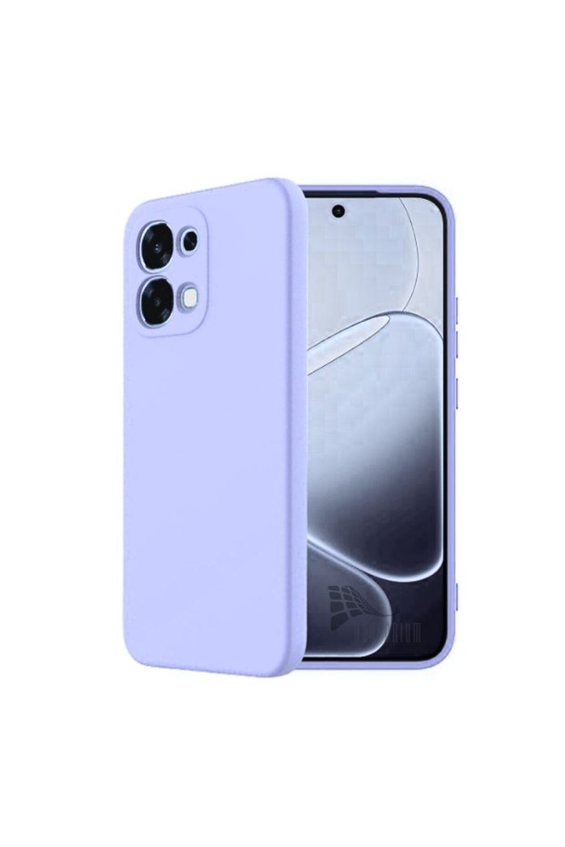 Oppo A6 Pro Compatible Silicone Case - Pastel Color Tone Flexible Cover with Camera Protection - Lilac