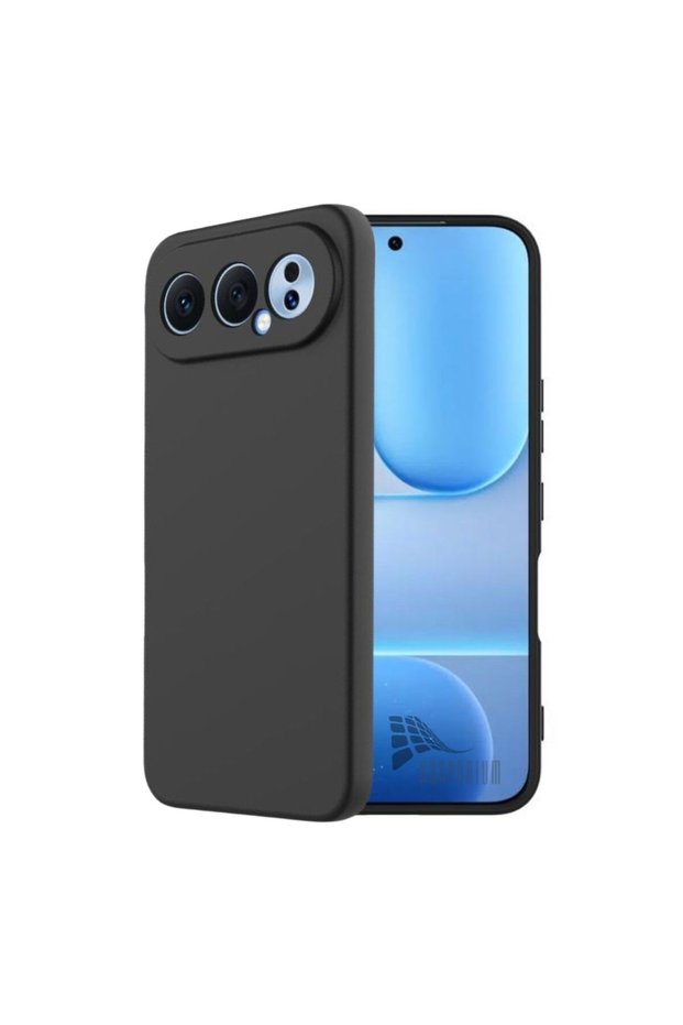 Honor 500 Pro Compatible Silicone Case - Flexible Cover with Pastel Color Tone Camera Protection - Black