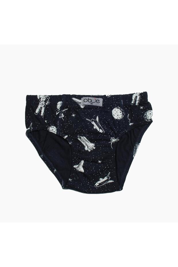 Boy's Space Pattern 3-Piece Slip - 2