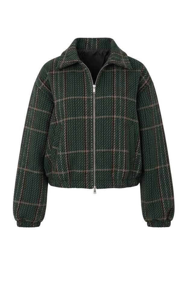 Ekoseli Tweed Ceket - 3