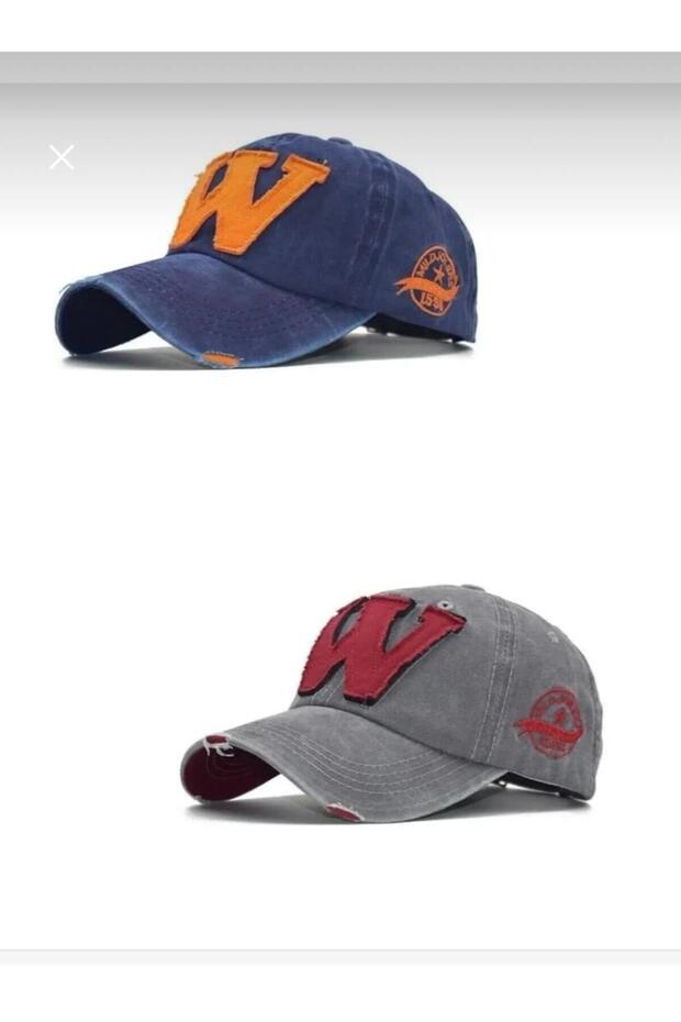 Unisex Baseball Vintage Vintage W Hat Set of 2