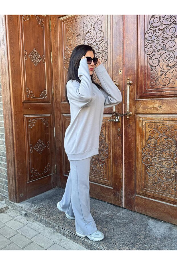 Kadın Premium Basic Dökümlü Lounge Takım - 4