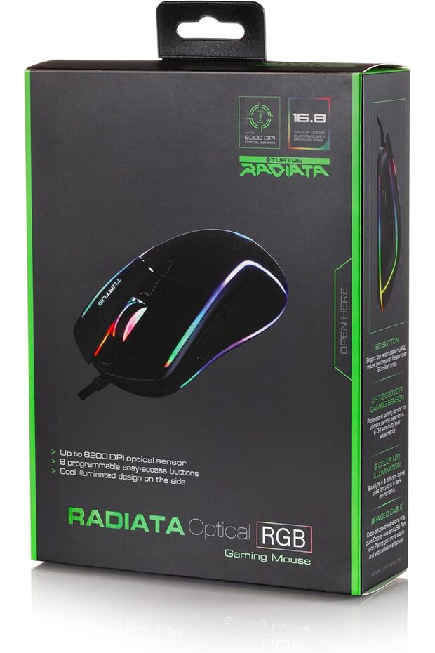 فأرة ألعاب رادياتا، أسود - 7