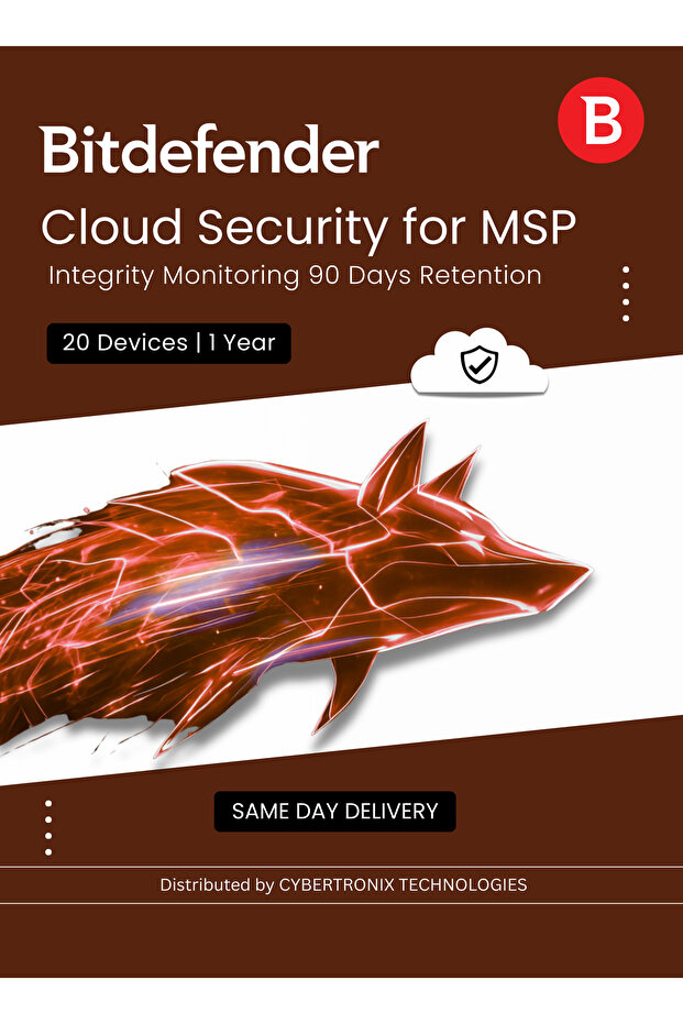 Cloud Security MSP-EDR Data Retention 90 days 20 Devices| Digital Lic| SAME DAY DELIVERY