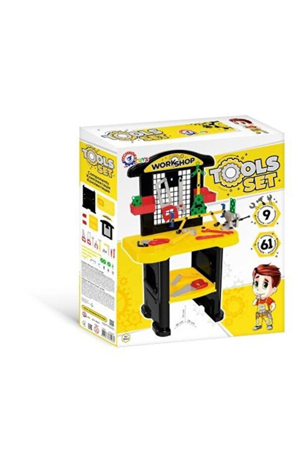 Children's Workbench, Technok, Tool Set, Creative Development, Safety, Various Sizes - 2