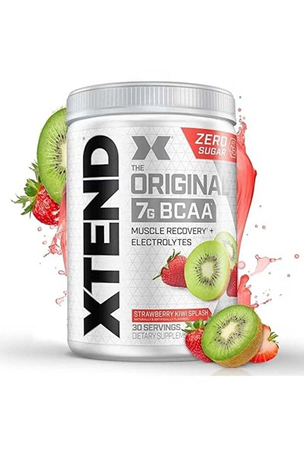 XTEND Original 7g BCAA Electrolyte Powder Strawberry Kiwi Zero Sugar 30 Servings