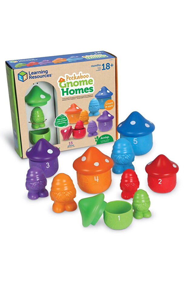 Sorting and counting game - Dwarf houses - 2