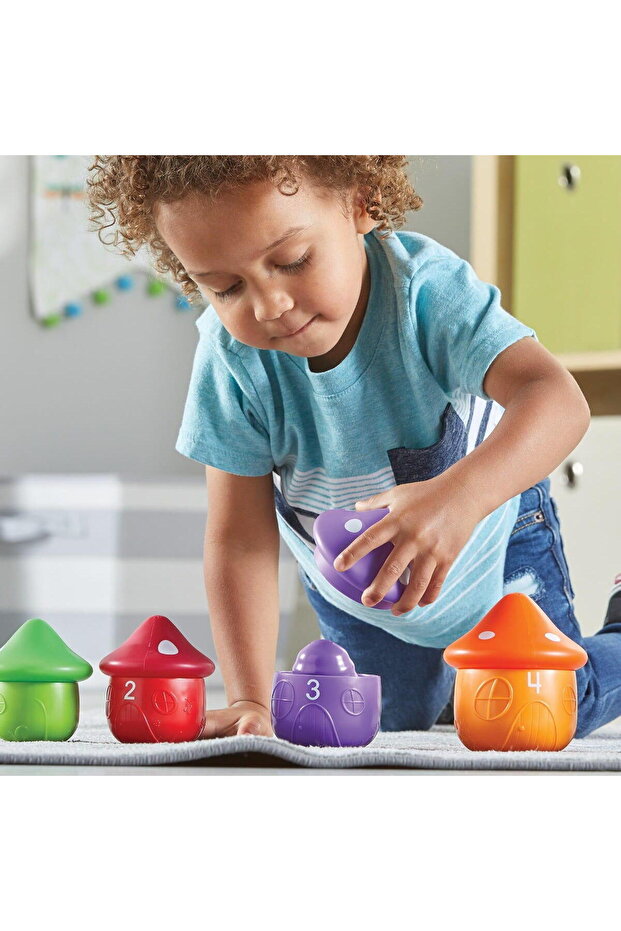 Sorting and counting game - Dwarf houses - 3