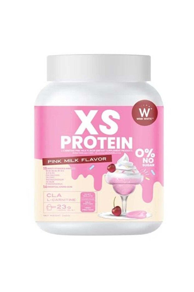 White XS Protein Pink Milk Flavor 240g