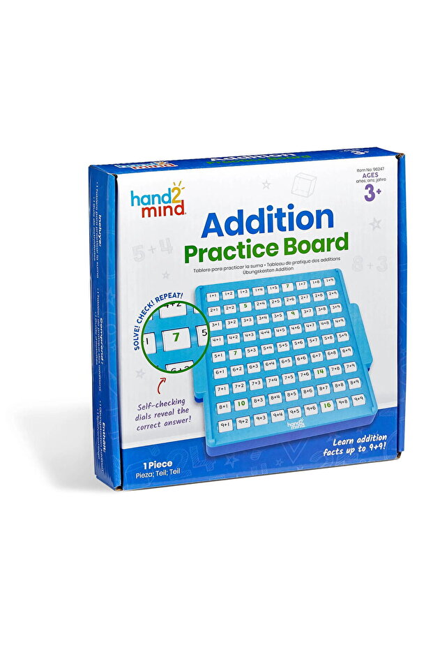 Addition practice board - 2