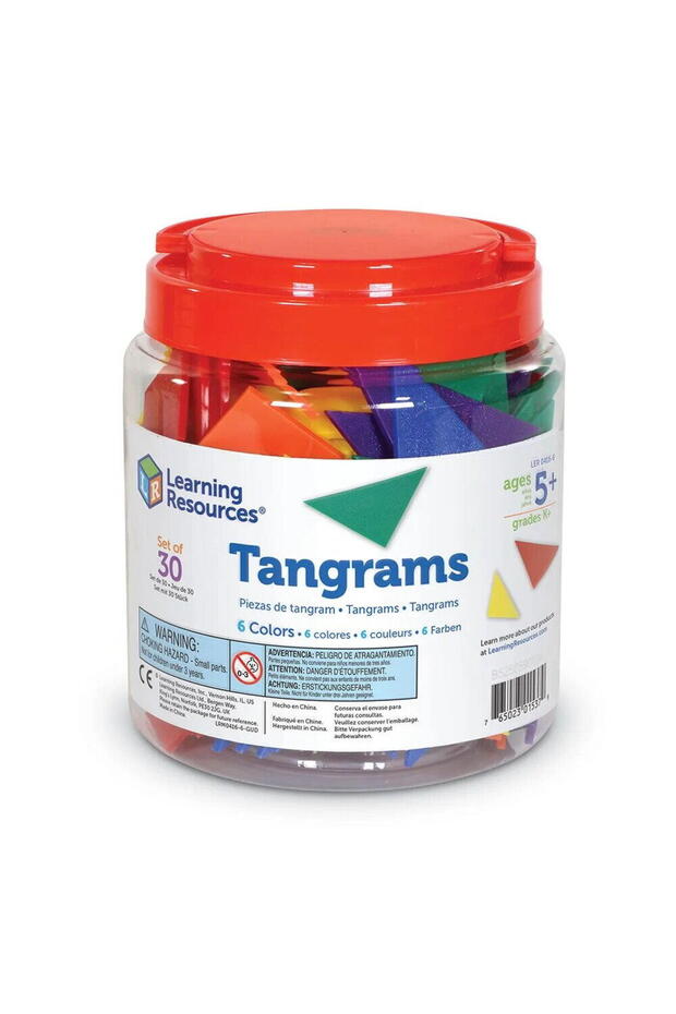 Танграм в 6 цвята - 1