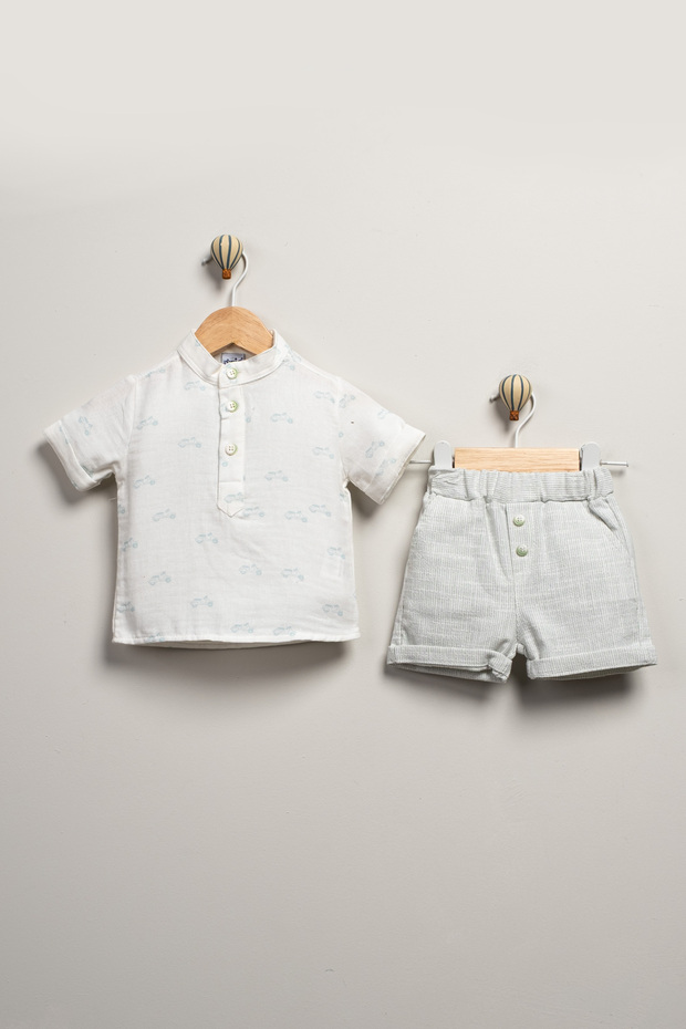 Baby Boy & Children's Set with 2-Pack Shirt Pocket Shorts