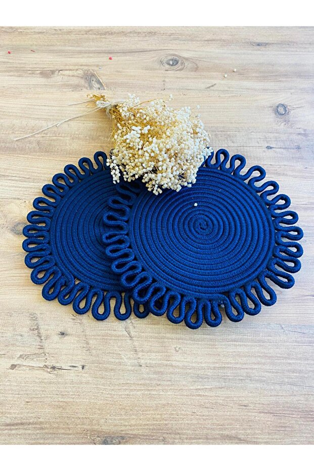Presentation Plate Mat Jute Placemat American Service Set of 2