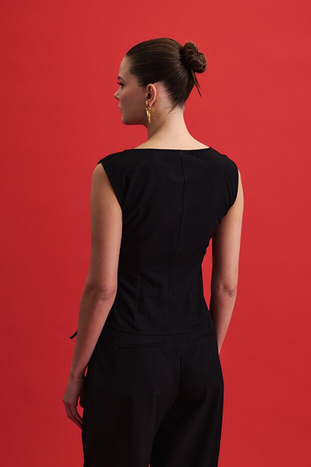 Lena Bluz - Siyah - 8