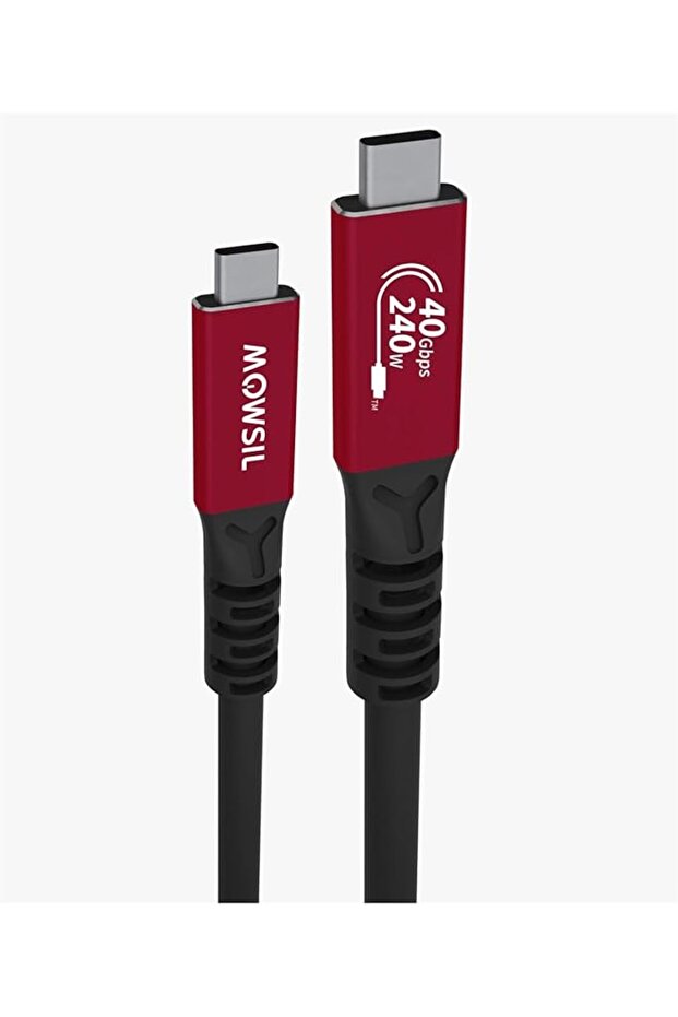 USB4 Type-C Cable 2M, 8K@60Hz Ultra HD Video Output, 40Gbps Data Transfer, 240W PD3.1 Fast Charging,