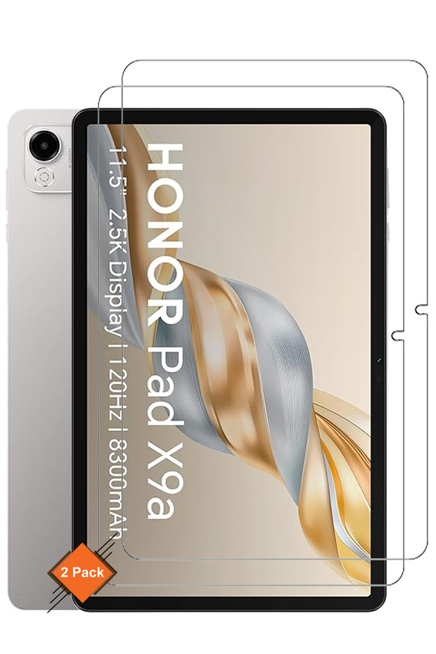 عبوة من قطعتين لحماية شاشة هاتف Honor Pad X9a، مقاس 11.5 بوصة، مصنوعة من زجاج مقوى فاخر