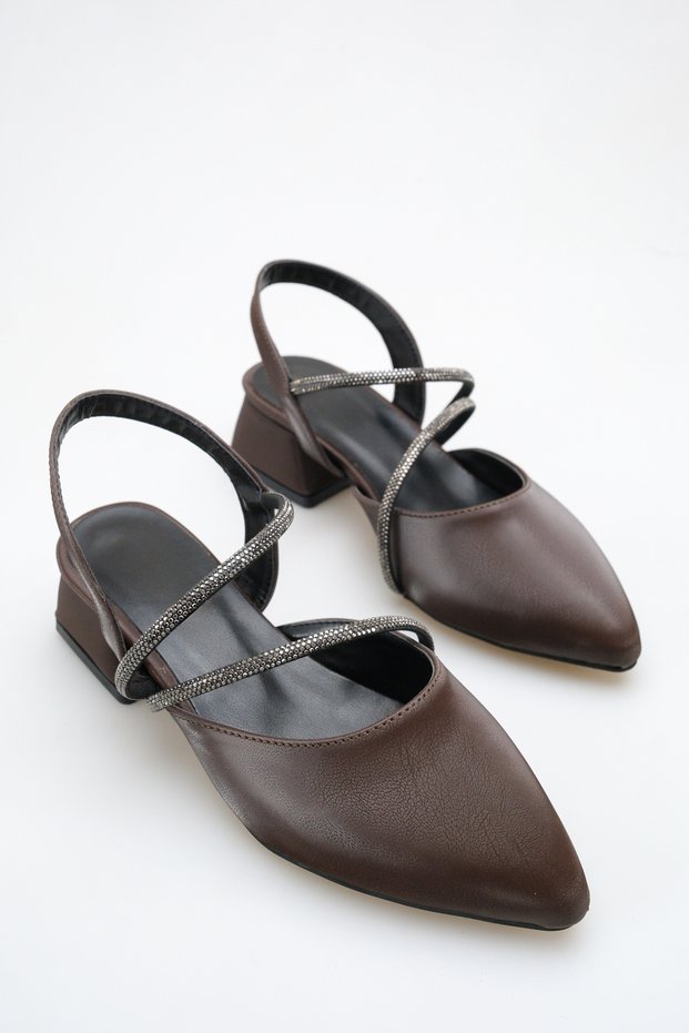 Napoli Women's Fergison Heeled Ballerina Shoes – 5 cm Heel, Casual and Office Chic 1105