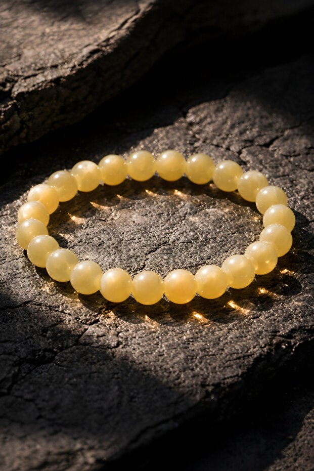 Calcite Natural Stone Bracelet 8 mm (Gift, Special Occasions)