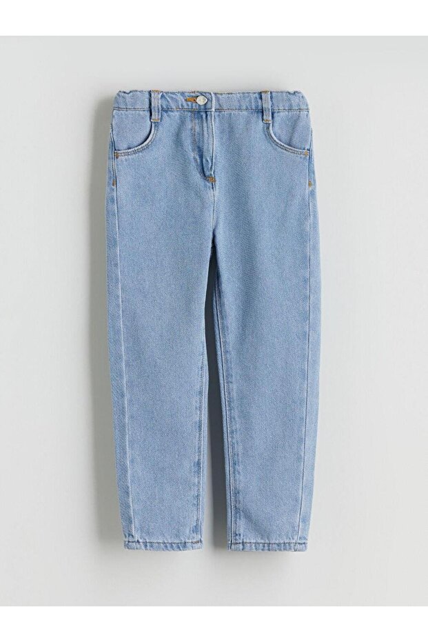 Girls' Jean Pants with Adjustable Elastic Waist (W5)
