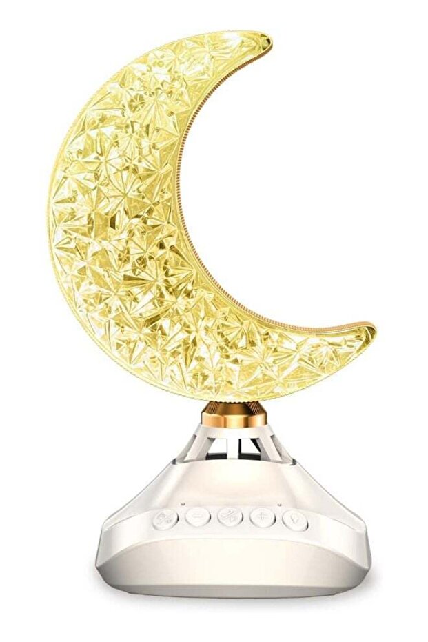 Levitating Moon Lamp and Quran Speaker 7 Color LED Desk Lamp with Aromatherapy Remote Control Blueto