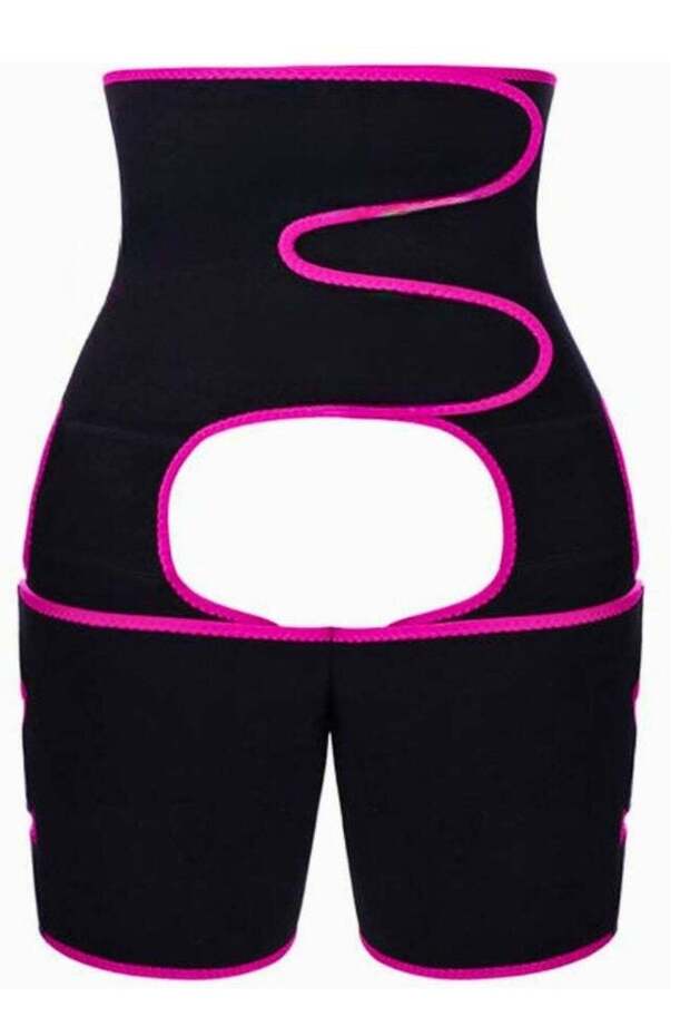 Waist & Thigh Trimmer 3-in-1 with Butt Lifter – Adjustable Neoprene Body Shaper for Women