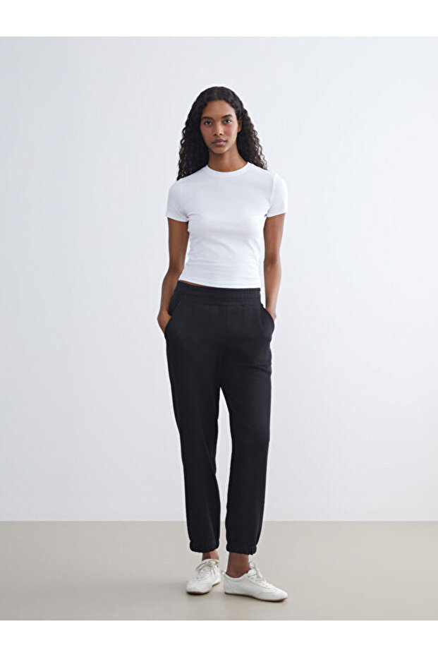 Esvab • Modern & Distinctive Women's Jogger Sweatpants with Waist Drawstring