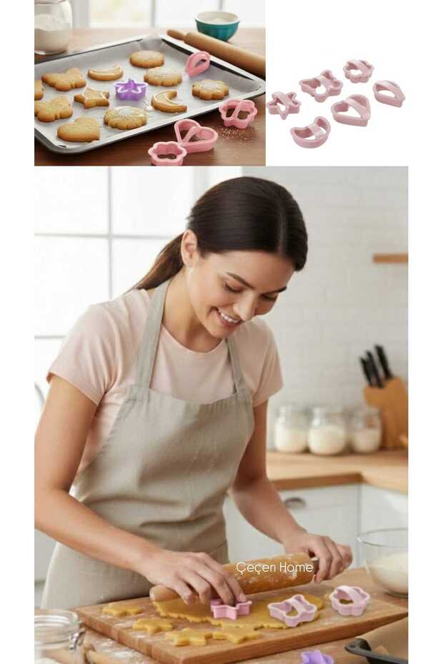 6-Piece Shaped Cookie Molds, Dough Shaping Mold, Cookie Molds, Cookie Shape