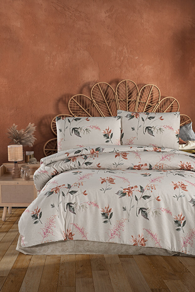 Karen 100% Cotton Double Duvet Cover Set