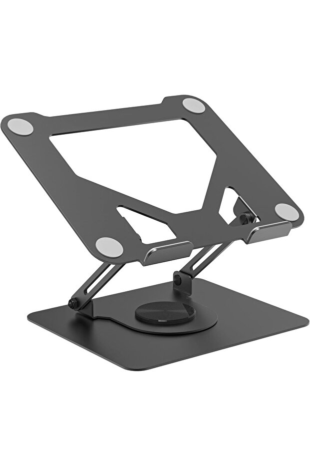 Laptop Stand, Adjustable Ergonomic Riser with 360° Rotating Base, Universal Notebook Holder for 10-