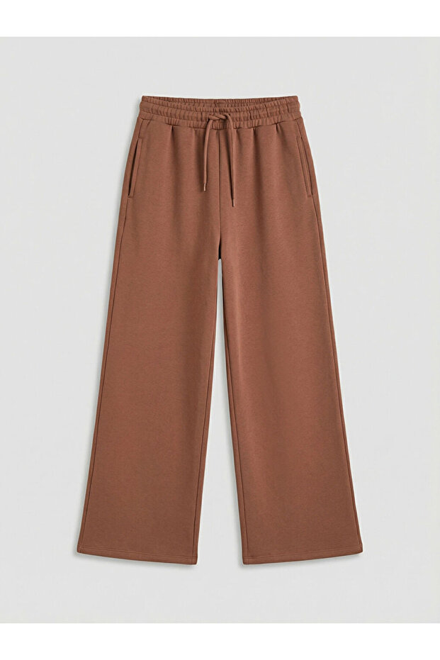Esvab • Modern & Distinctive Girls' Thick Sweatpants with Waist Drawstring