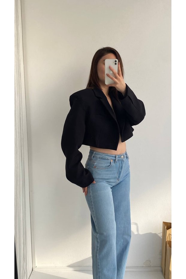 Retro Geniş Paça Jean