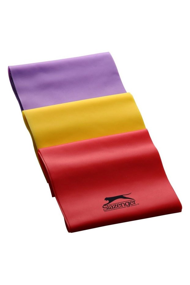 3 Pieces of Different Resistance Exercise Yoga Fitness Pilates Rubber Set 1200X100X0.35, 0.45, 0.55 mm