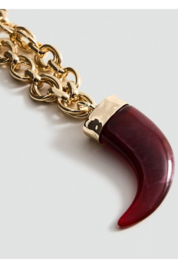 Reçine uçlu kolye - 1