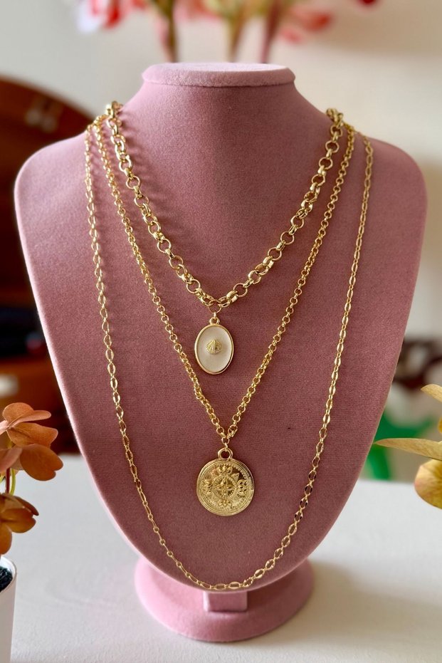 Women's necklace set (3 pieces)