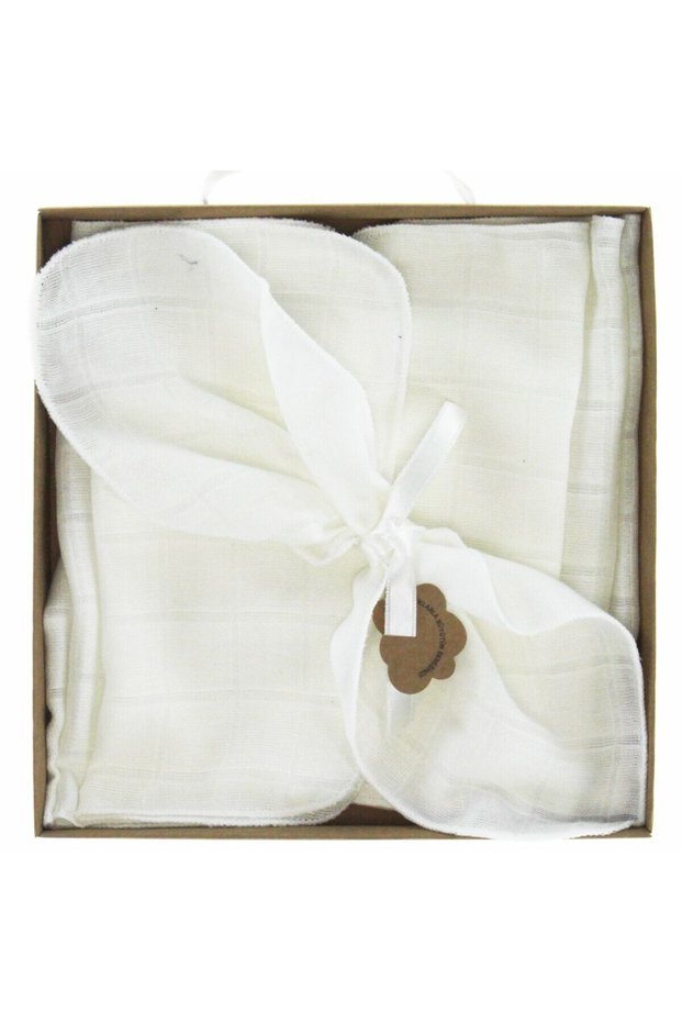 Baby Mouth Wipes Set of 7 (Muslin Cotton)