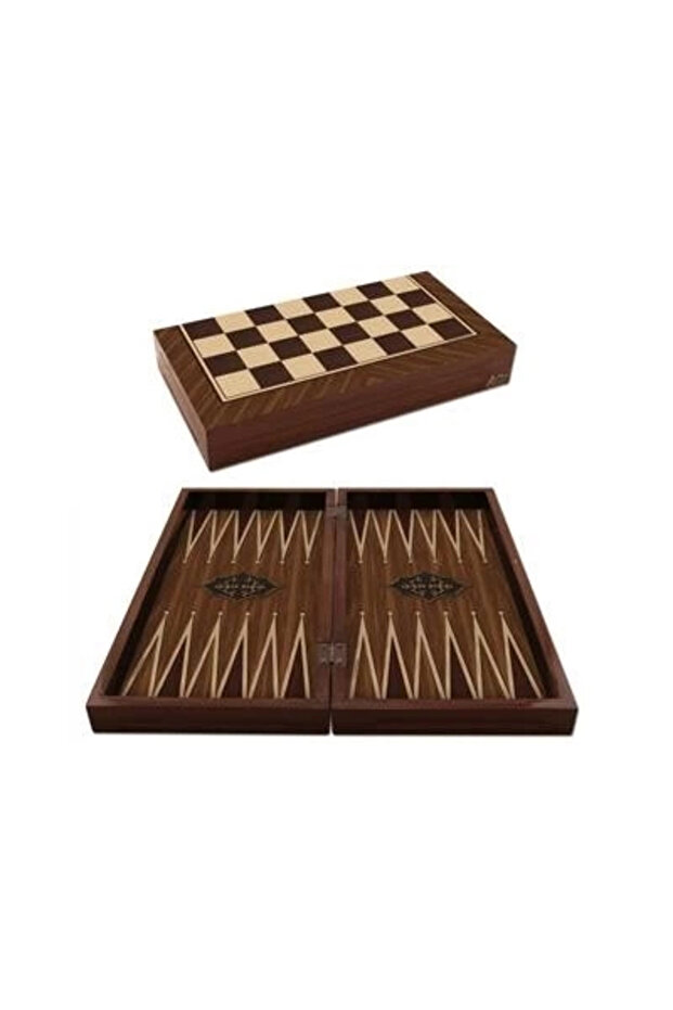 Wood Backgammon Set Large Size - 2